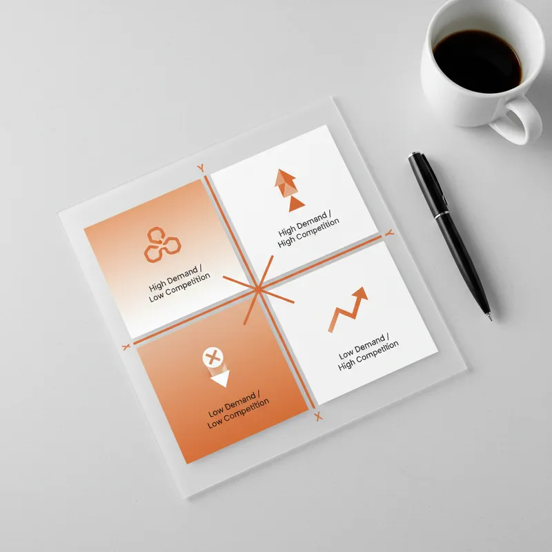 Matrice d'évaluation d'une niche d'affiliation Amazon