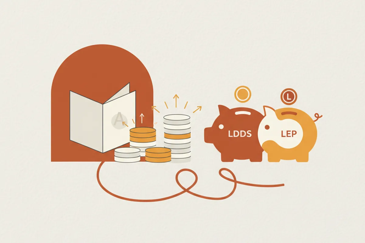 livret A taux 2026 alternatives LDDS LEP