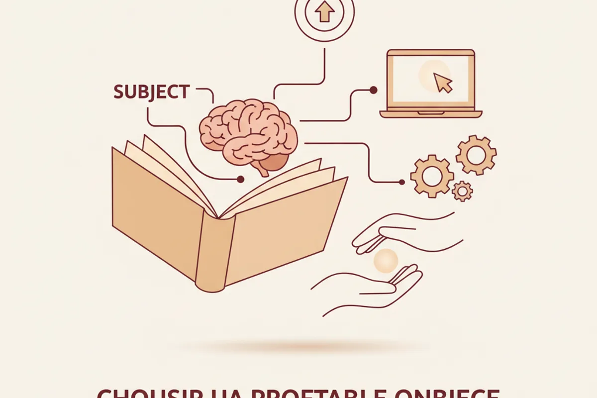 choisir sujet formation en ligne rentable méthode