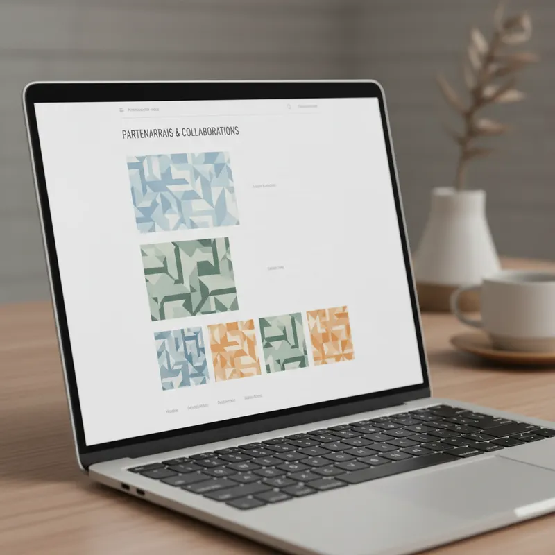 page collaborations blog partenaires éditoriaux exemple